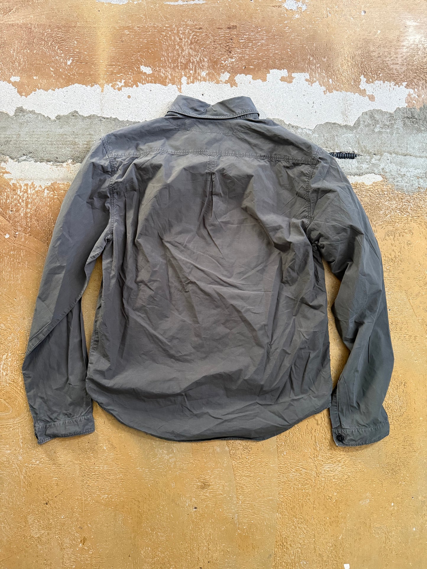 Stone Island italy embroidered overshirt - S
