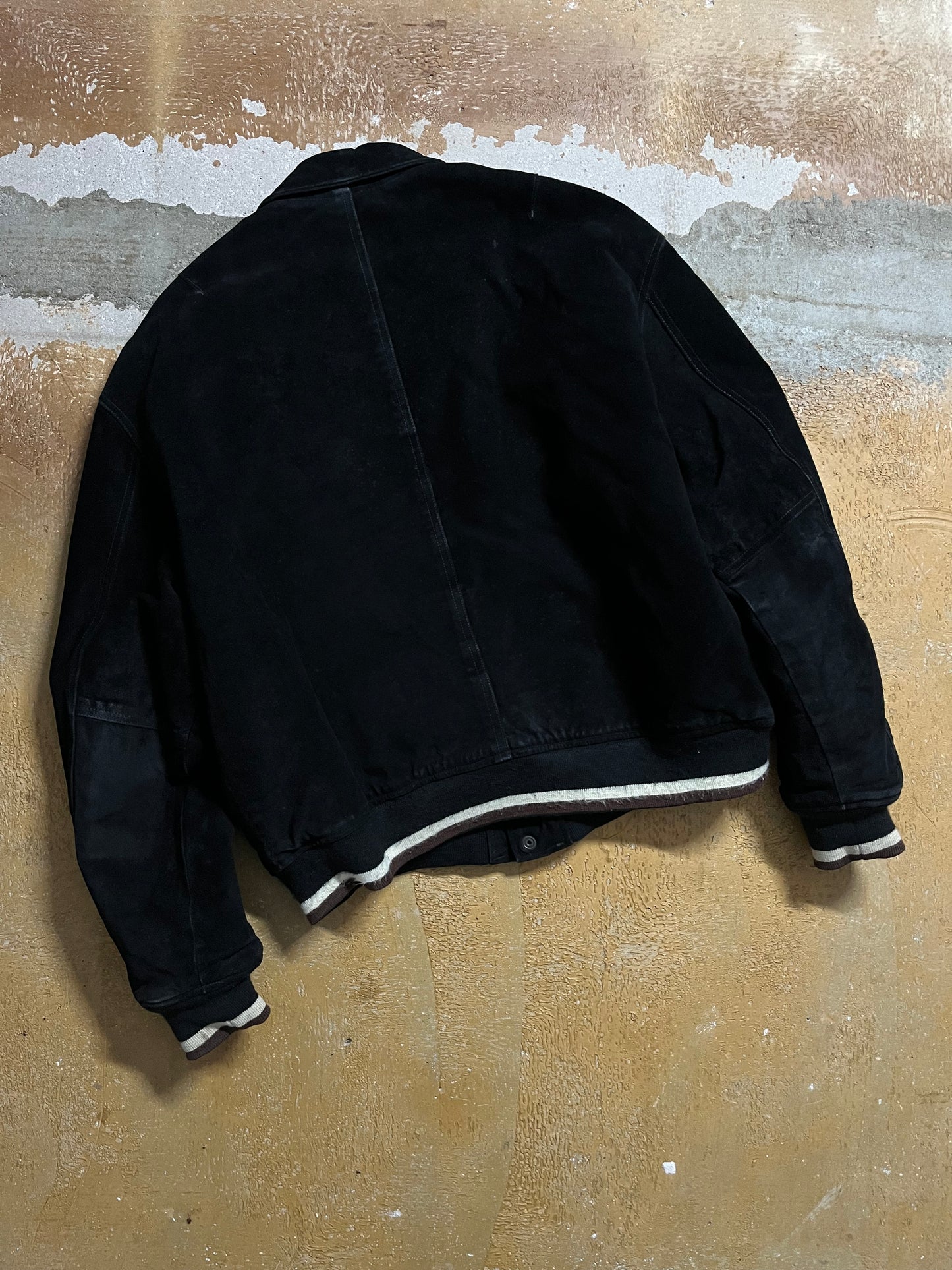 Diesel leather bomber jacket - S