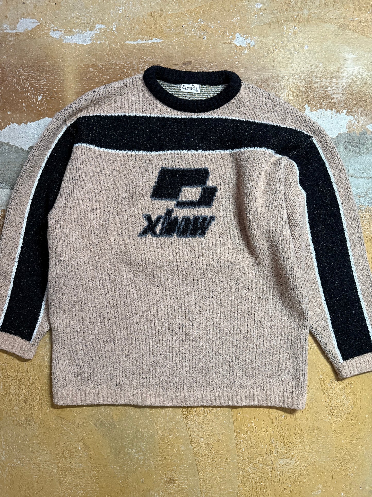 Oxbow vintage winter knit sweater - L