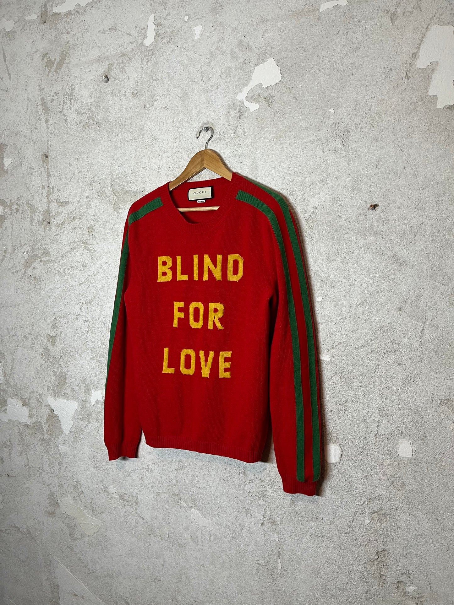 Gucci Blind for love knit sweater - M