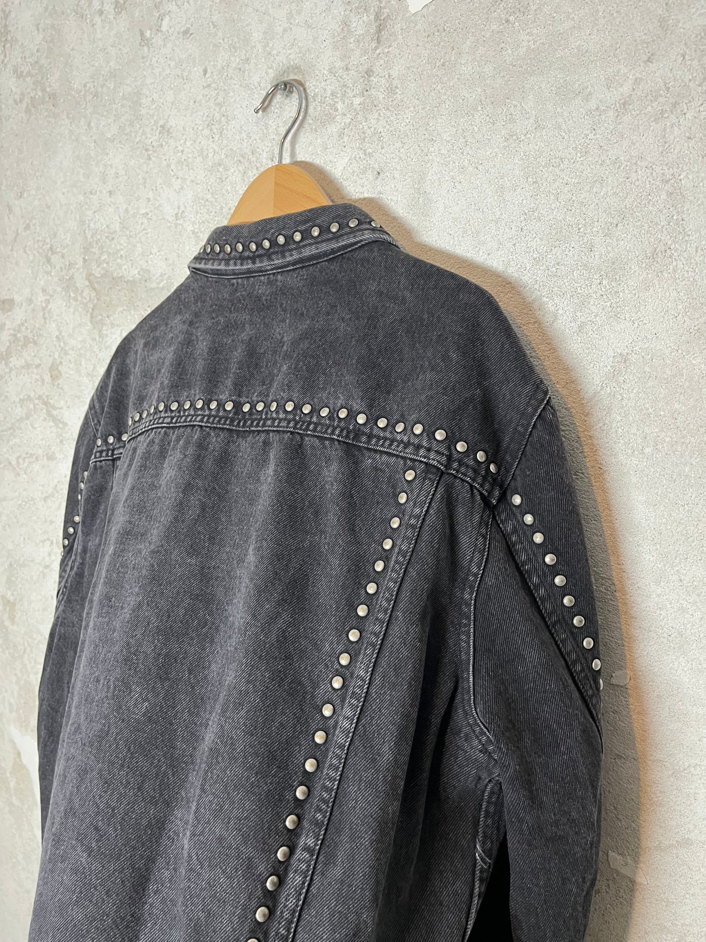 Supreme studded trucker denim jacket - XL