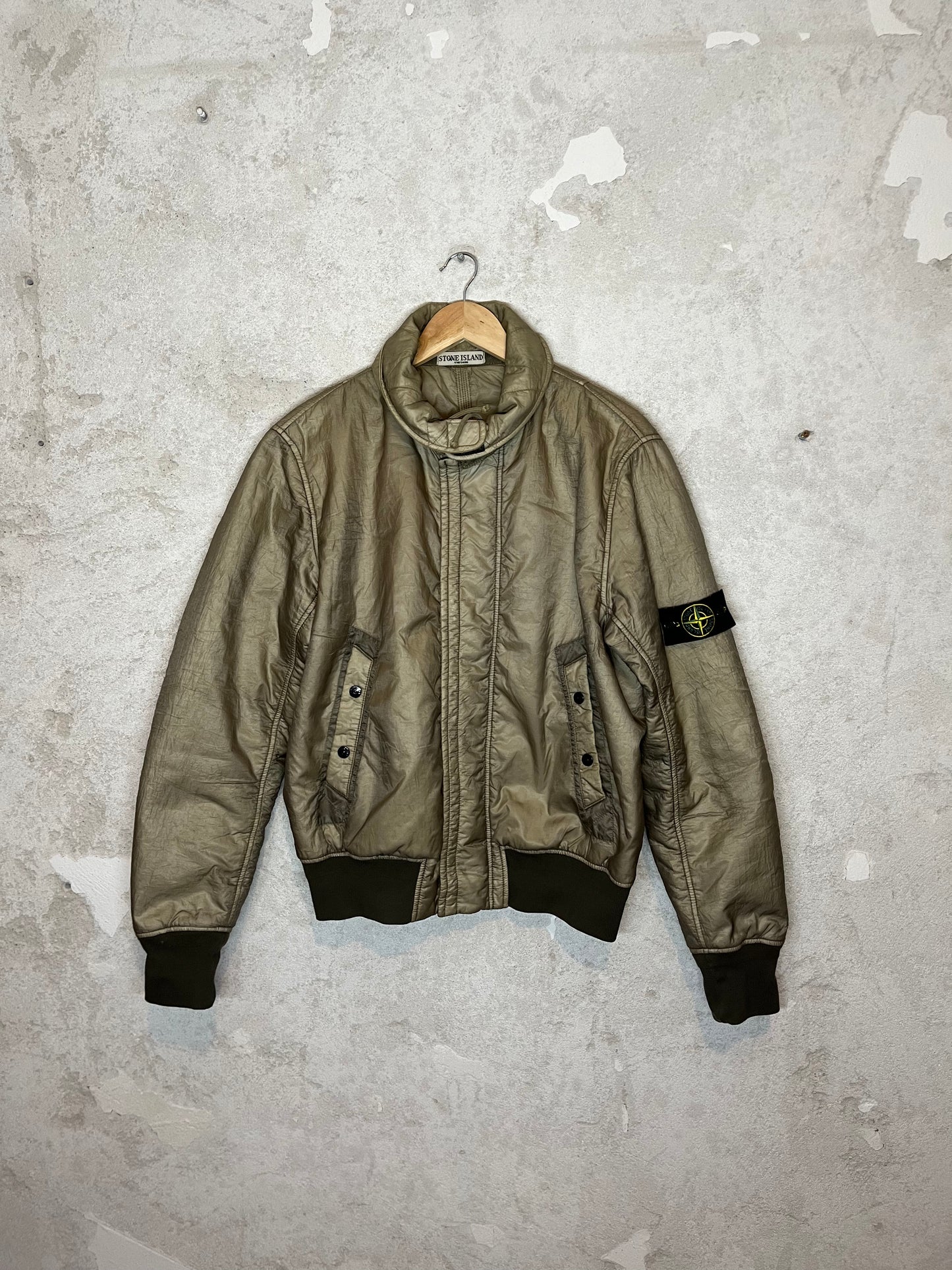 Stone Island vintage crinkle bomber jacket AW'07 - AW'08 - XL