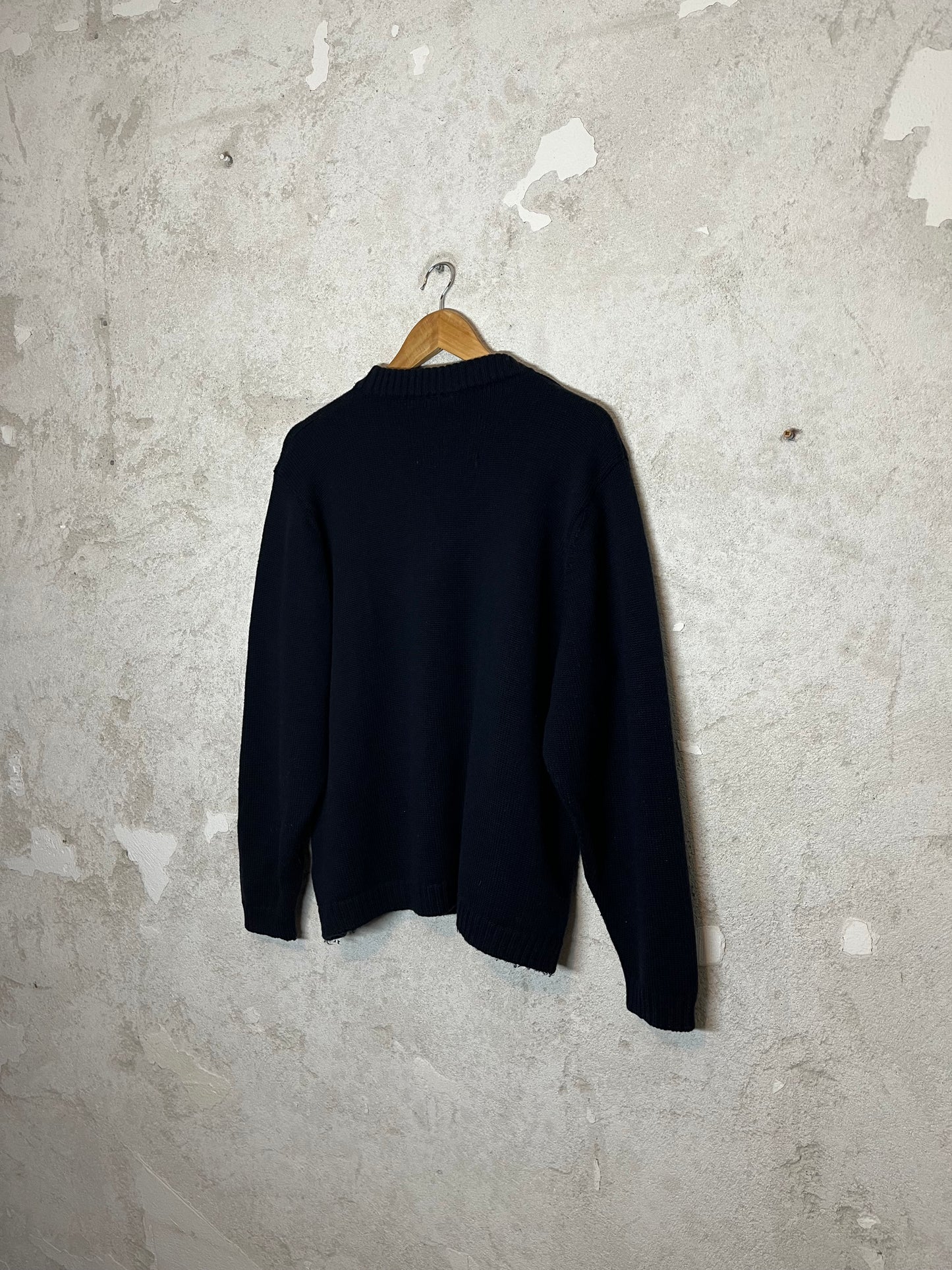 Diesel vintage retro wool knit sweater -