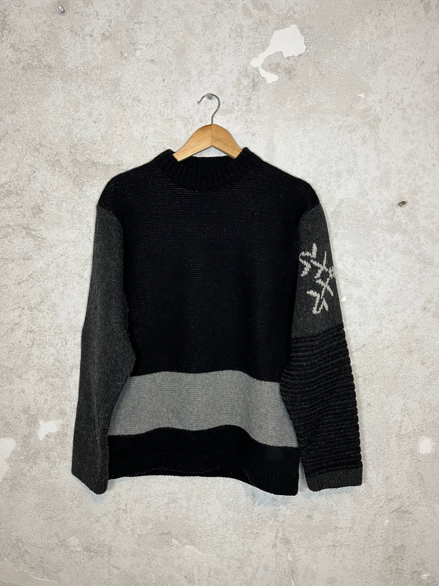 Oxbow vintage heavy knit ski snowboard sweater - M