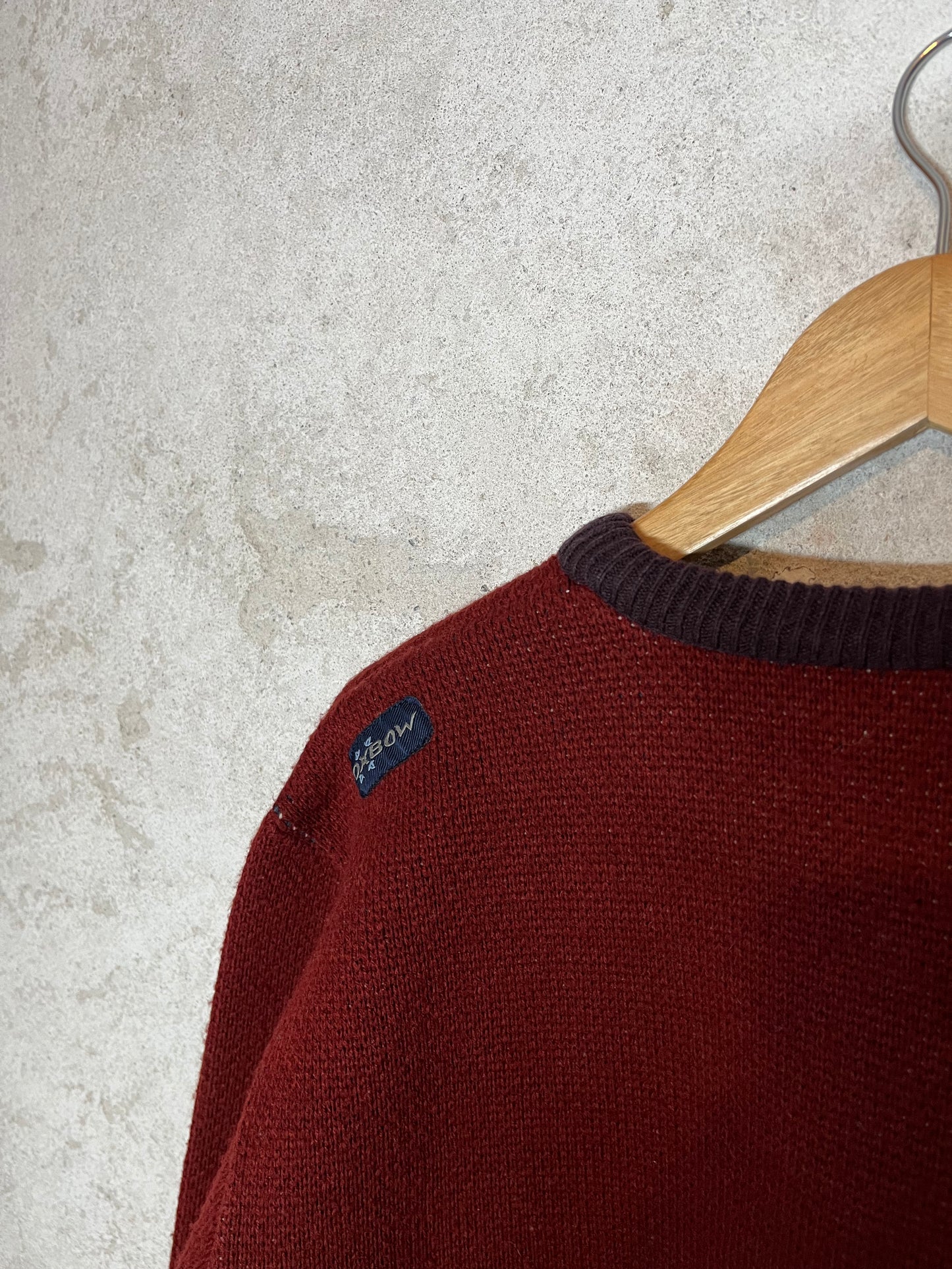 Oxbow vintage heavy knit ski sweatshirt - S