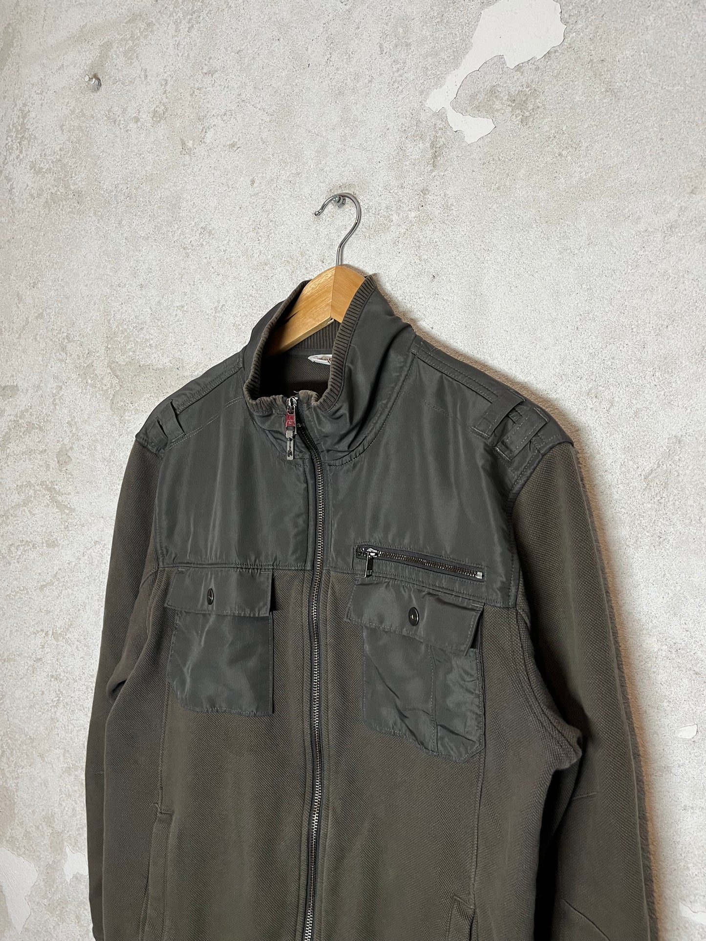 Calvin Klein cargo utility multipocket 2000s jacket - L