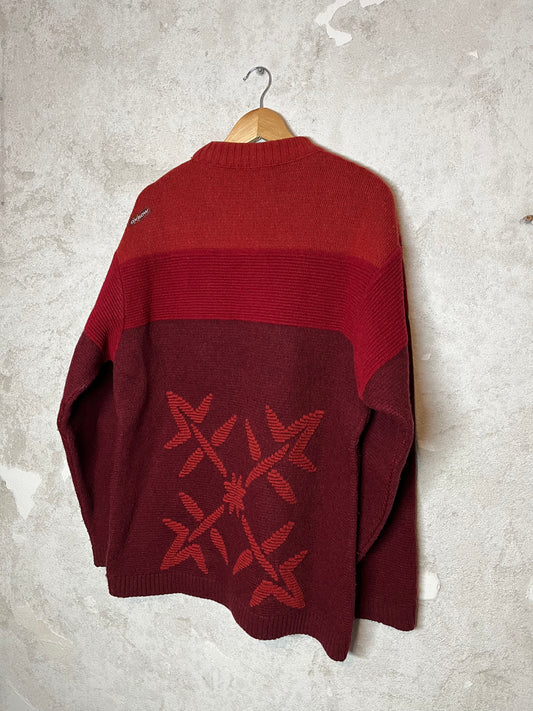 Oxbow ski snowboard heavy knit sweater - L