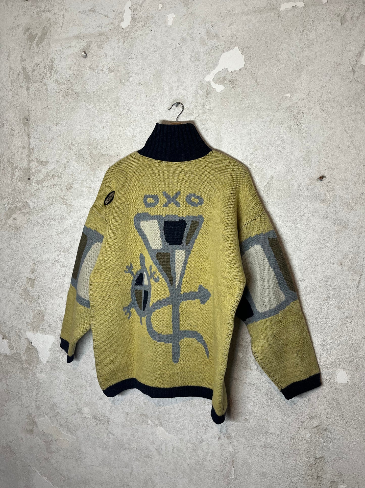 Oxbow vintage rare 2000s 90s ski snowboard heavy knit sweater collectors Skolpen