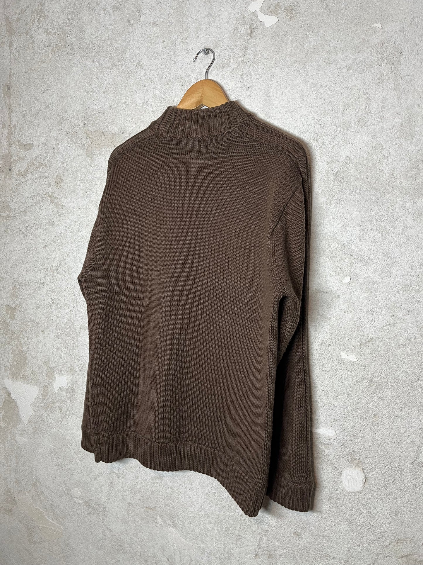 Oakley rare 90s knit spellout turtleneck sweater - L