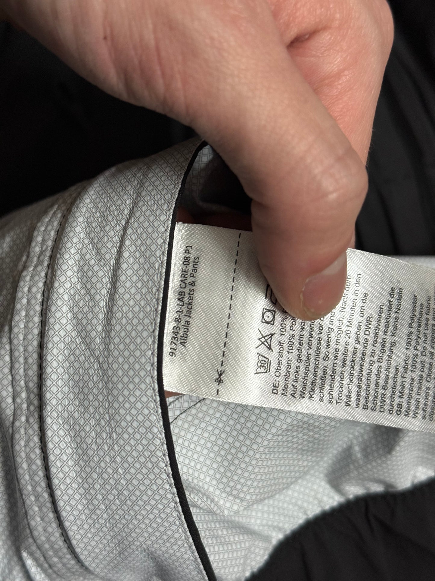 Mammut Albula Pants womens rain hiking pants - M