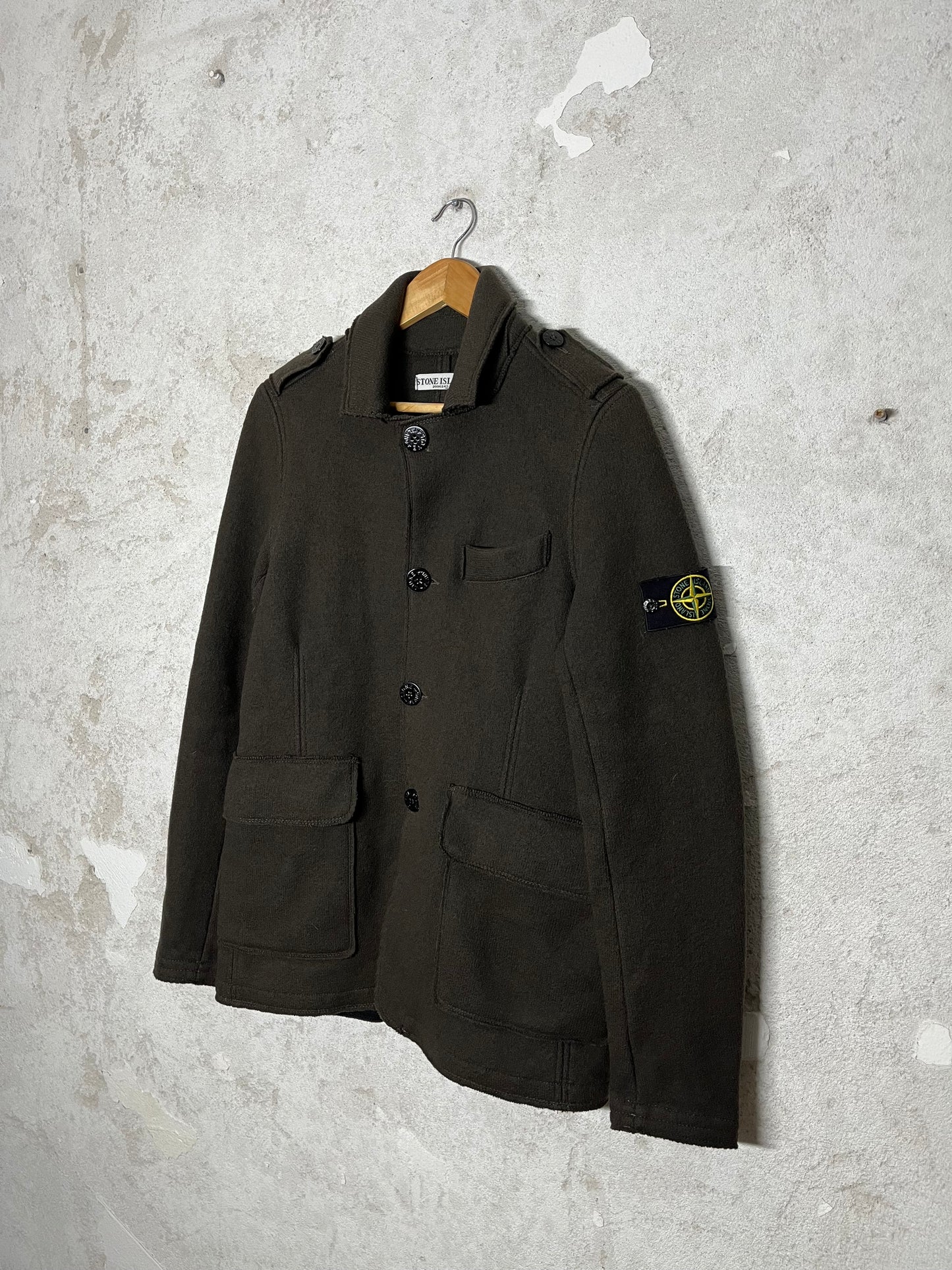 Stone Island vintage wool military jacket - S