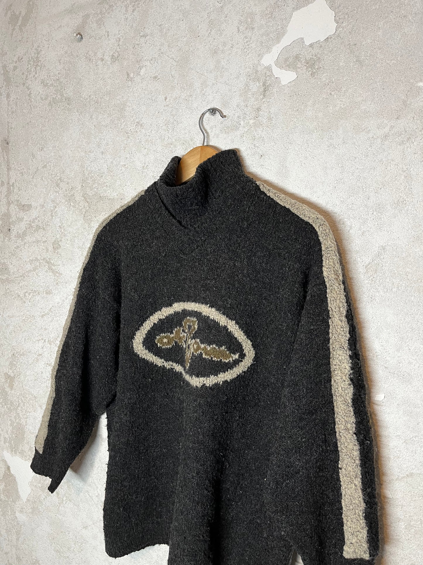 Oxbow ski snowboard heavy knit sweater - S