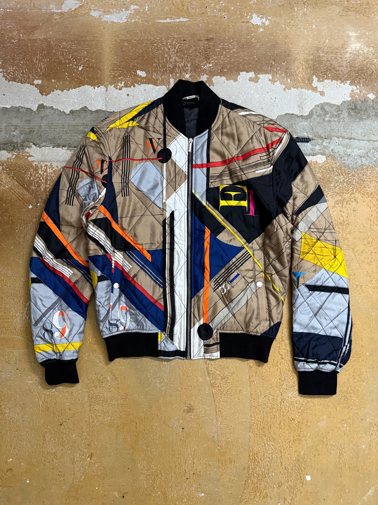 Versace vintage baroque bomber jacket - M