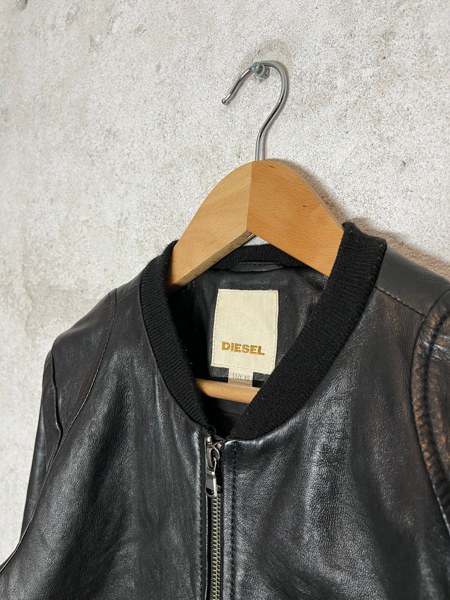 Diesel leather jacket - XS