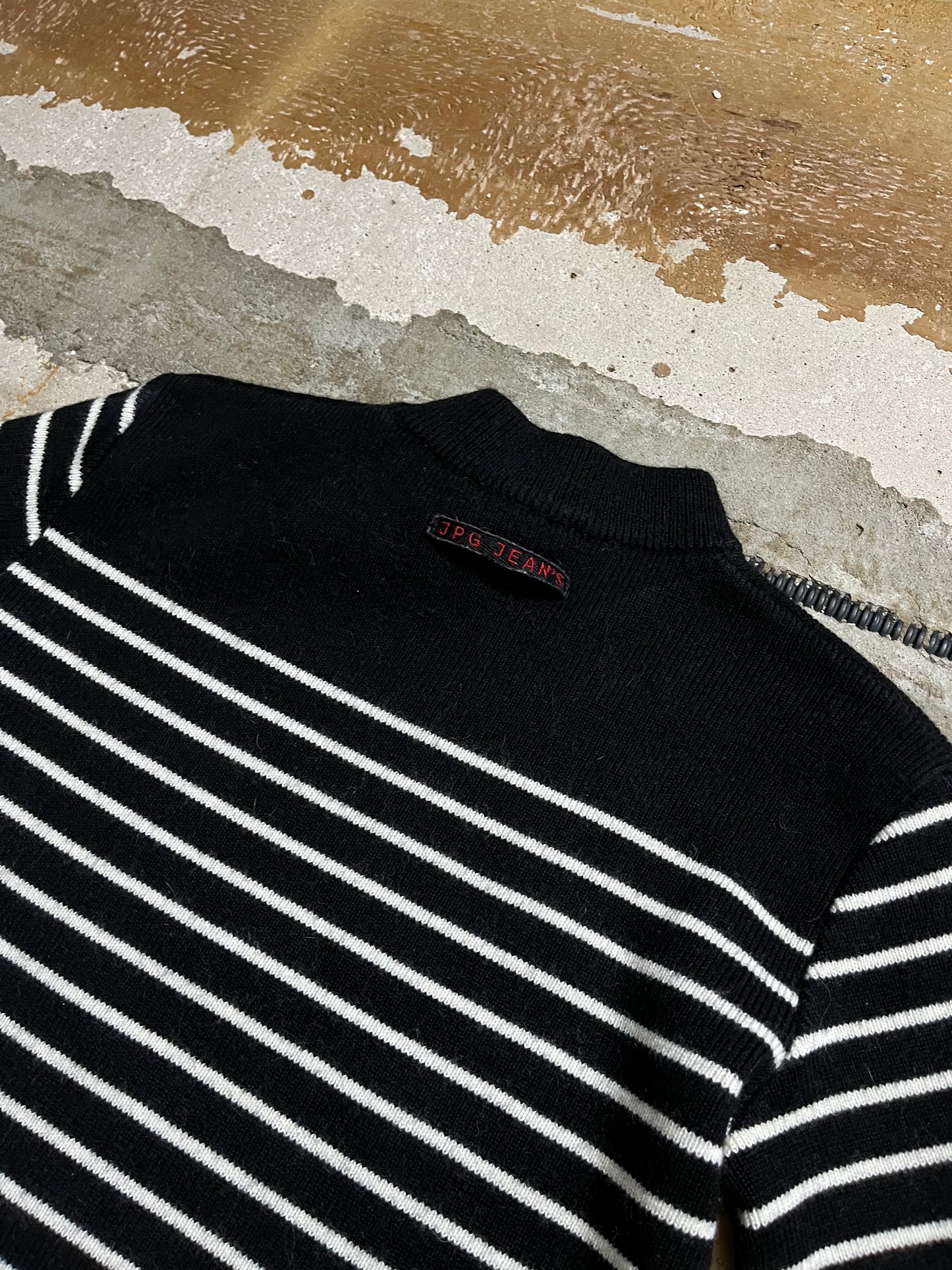 Jean Paul Gaultier striped knit sweater - S