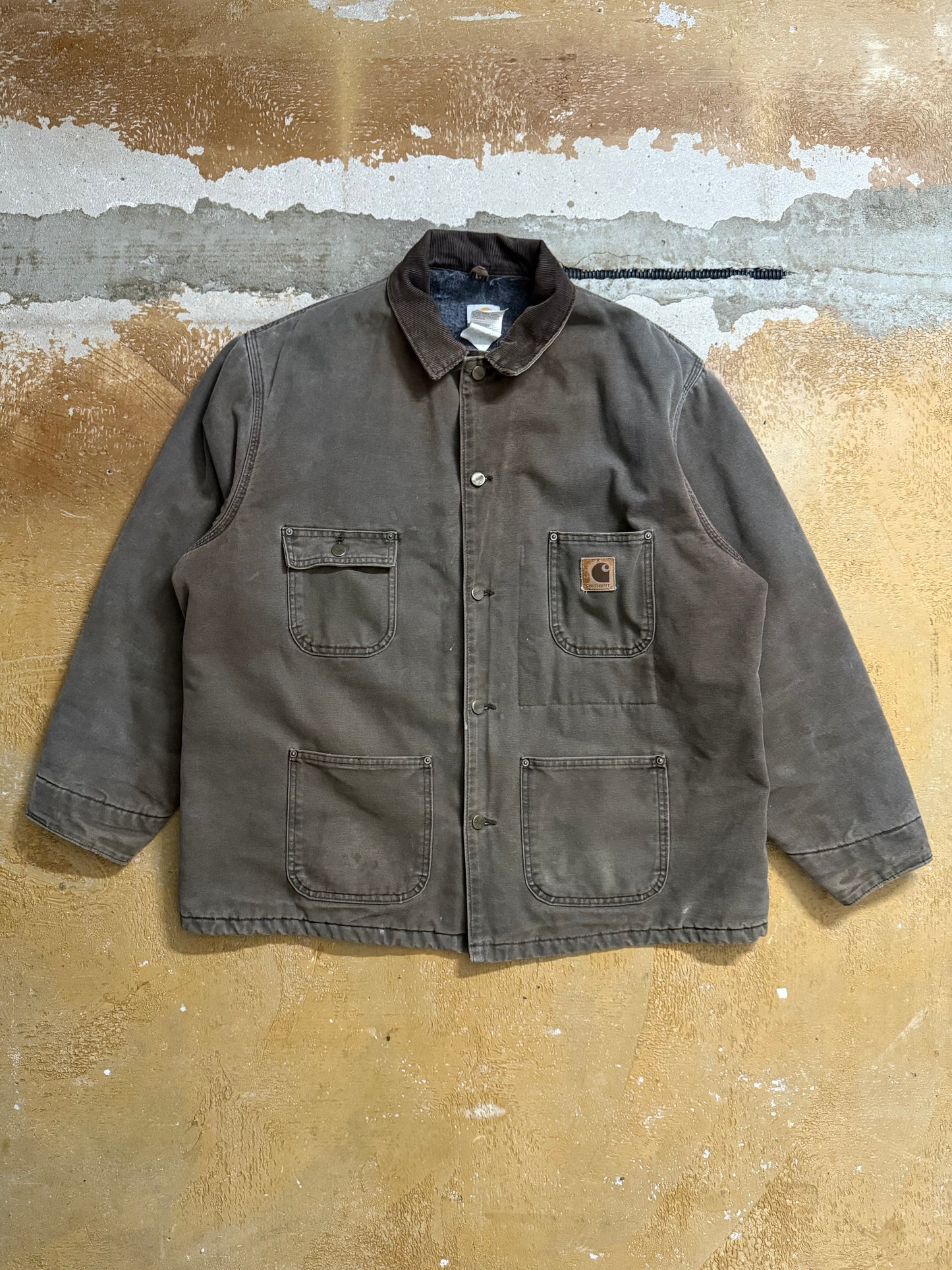 Carhartt CO2CHT vintage blanket lined chore jacket - XL