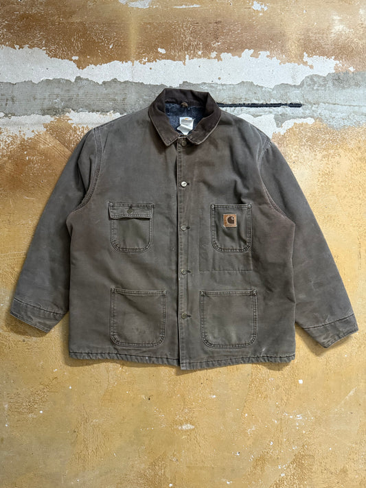 Carhartt CO2CHT vintage blanket lined chore jacket - XL