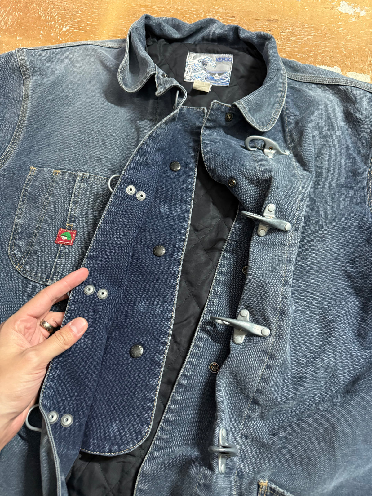 Ralph Lauren fireman lobster metal clasp winter jacket - L