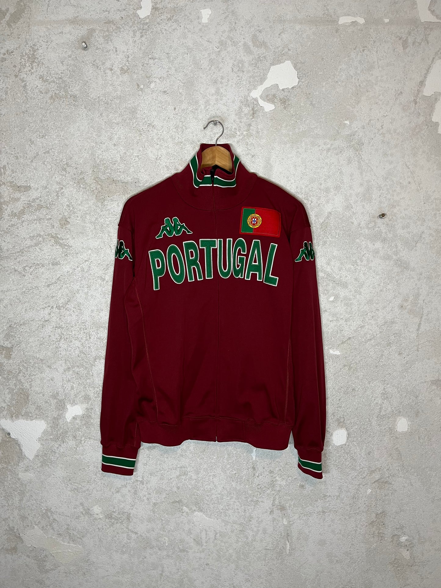 Kappa vintage Portugal zip-up sweater - L