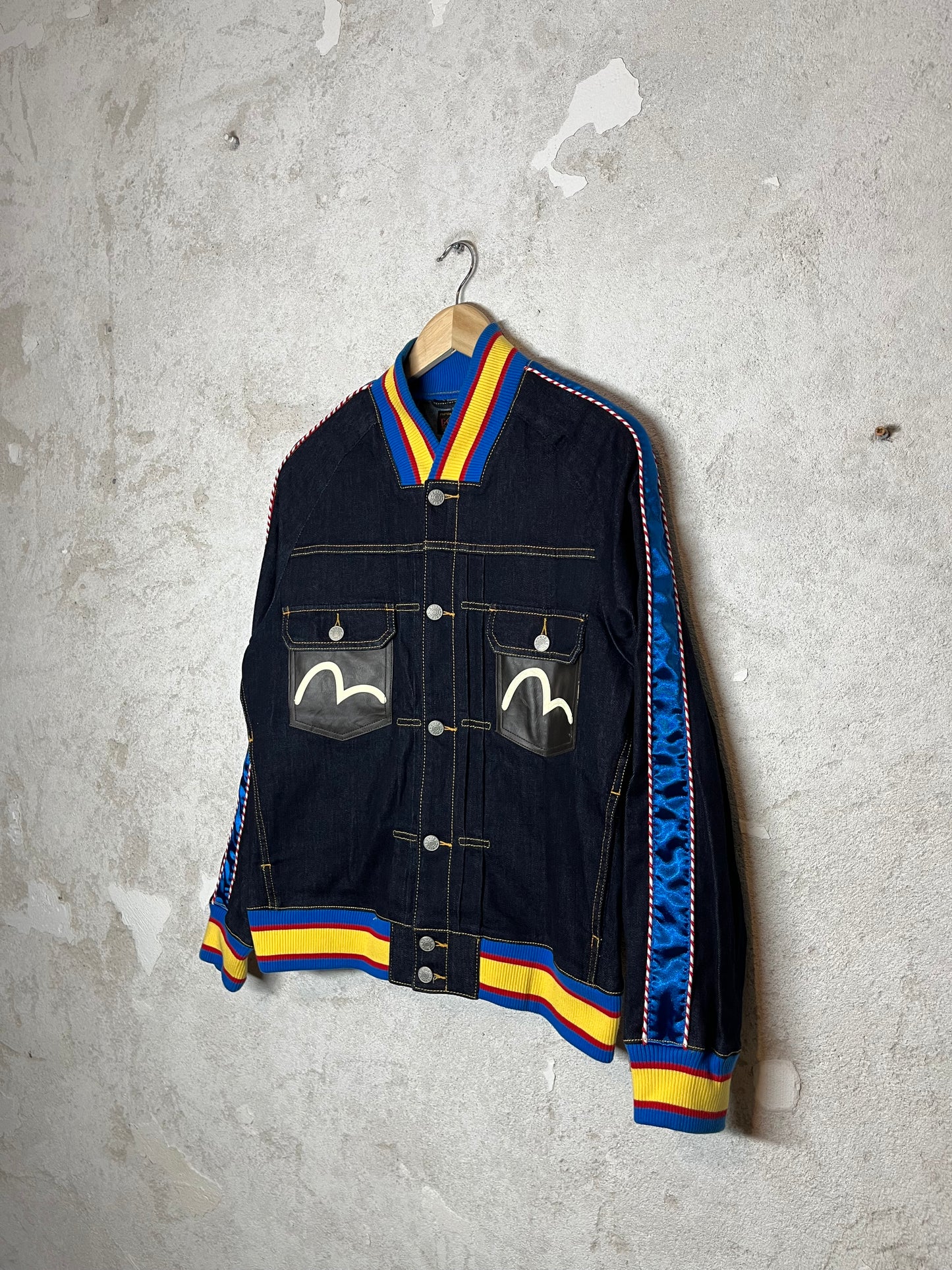 Evisu Japan vintage jeans jacket - M