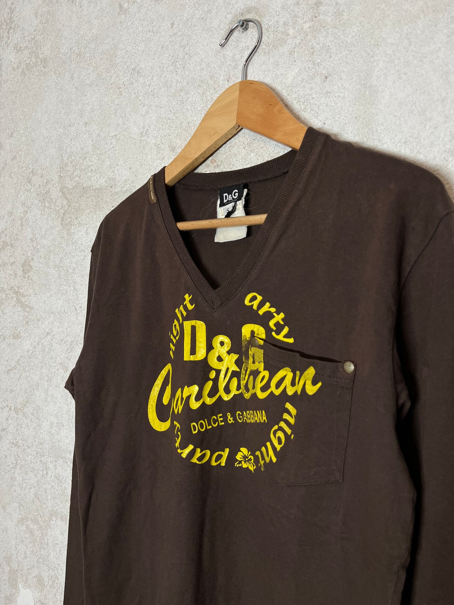 Dolce & Gabbana vintage brown longsleeve top - S