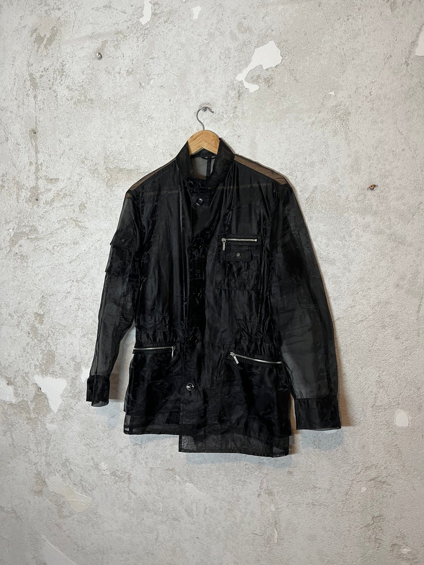 Jil Sander Mesh See-Through jacket - M