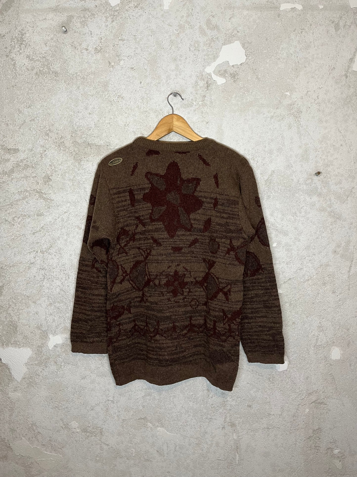 Oxbow vintage 90s heavy knit ski snowboard sweater - M/L