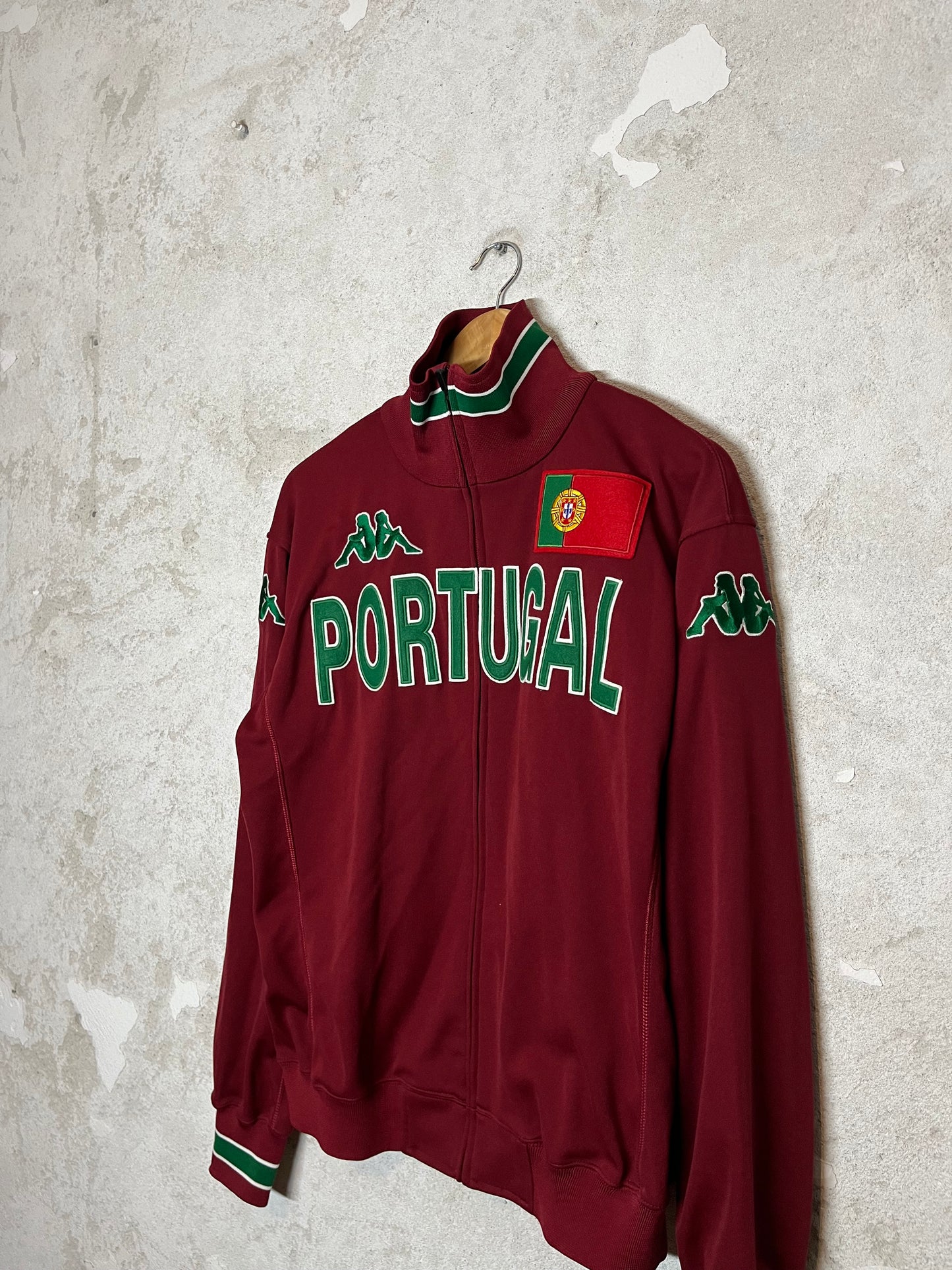 Kappa vintage Portugal zip-up sweater - L