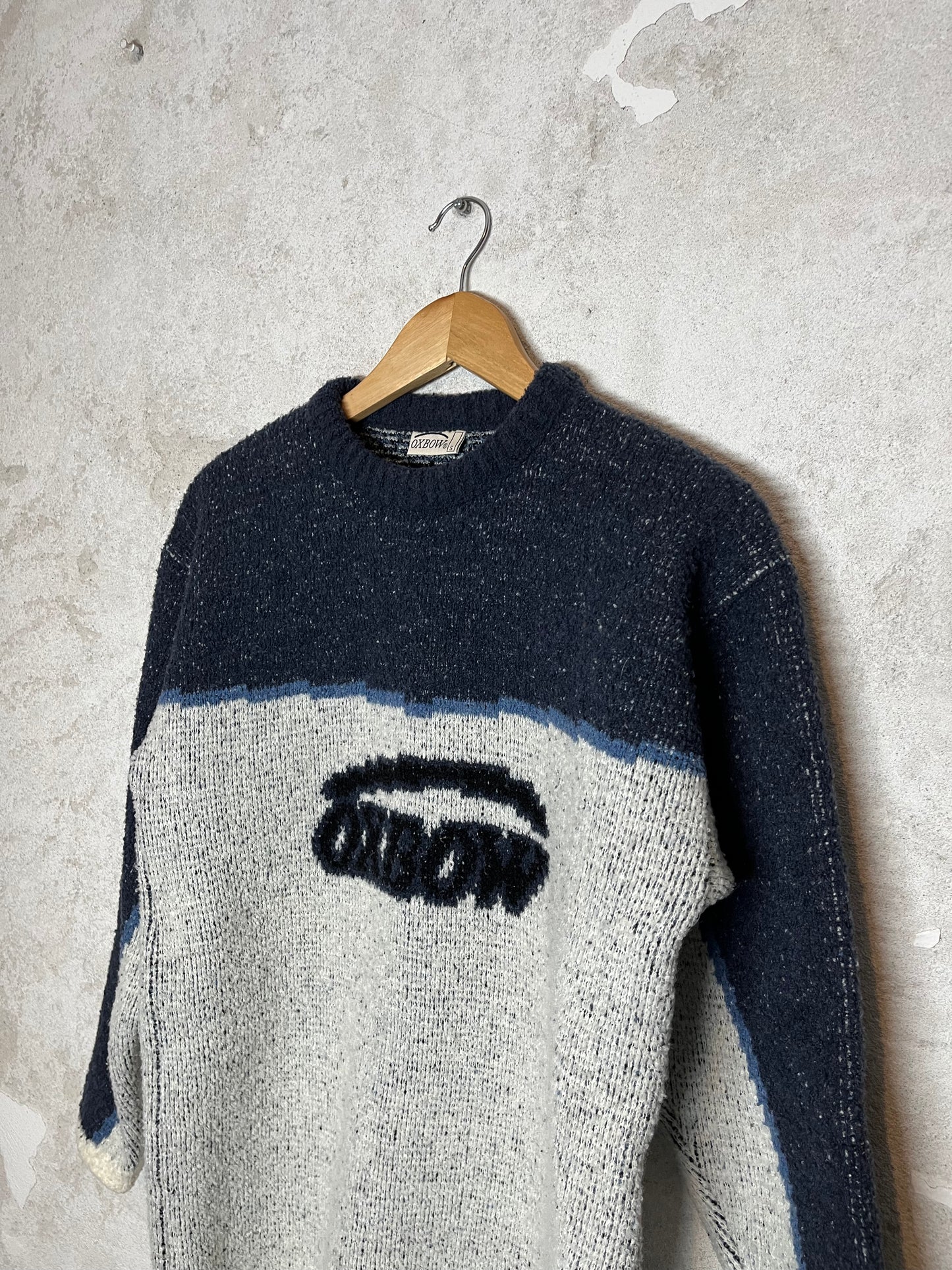 Oxbow heavy knit ski snowboarding sweater - S