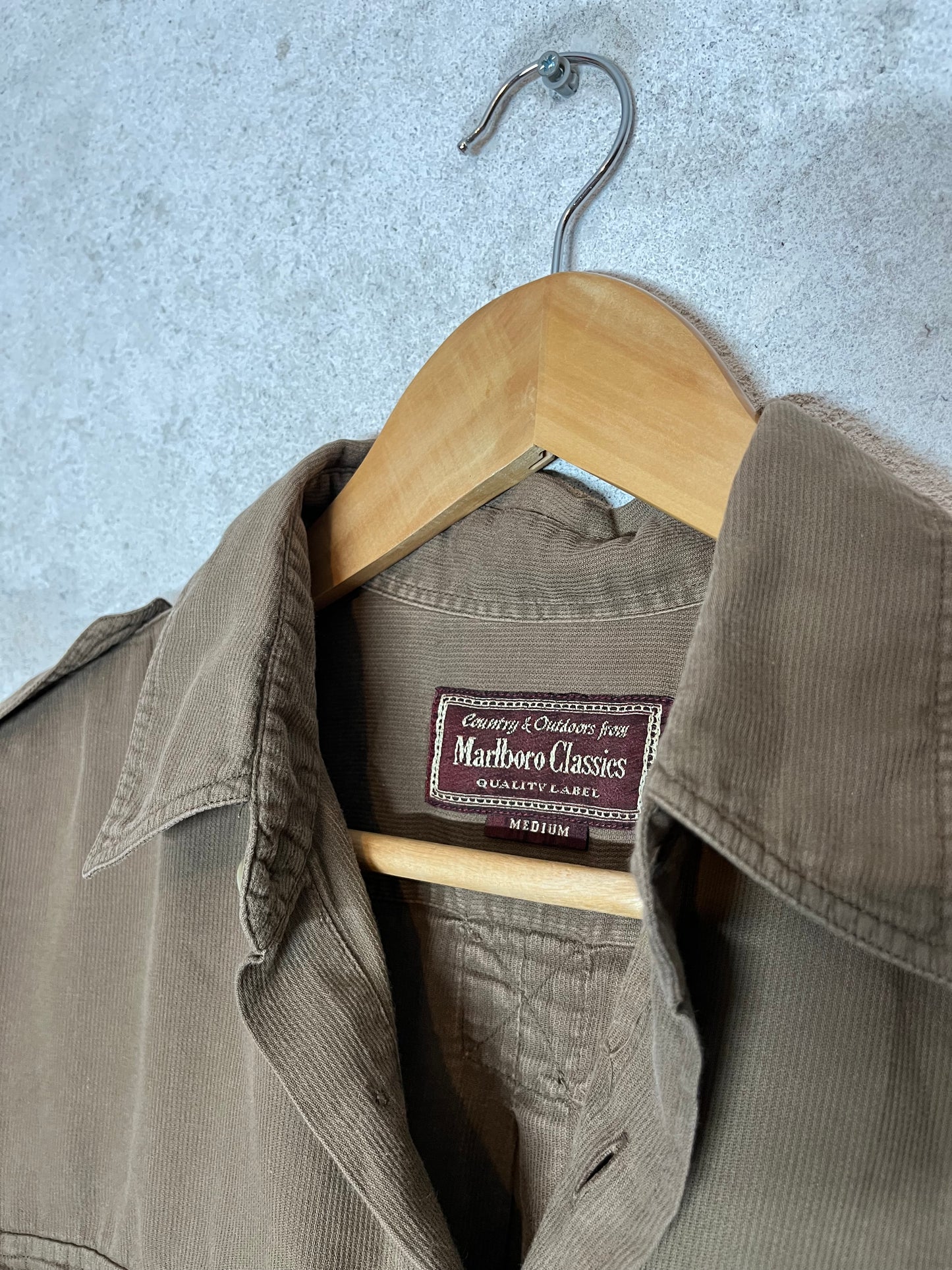 Marlboro classics corduroy overshirt - M