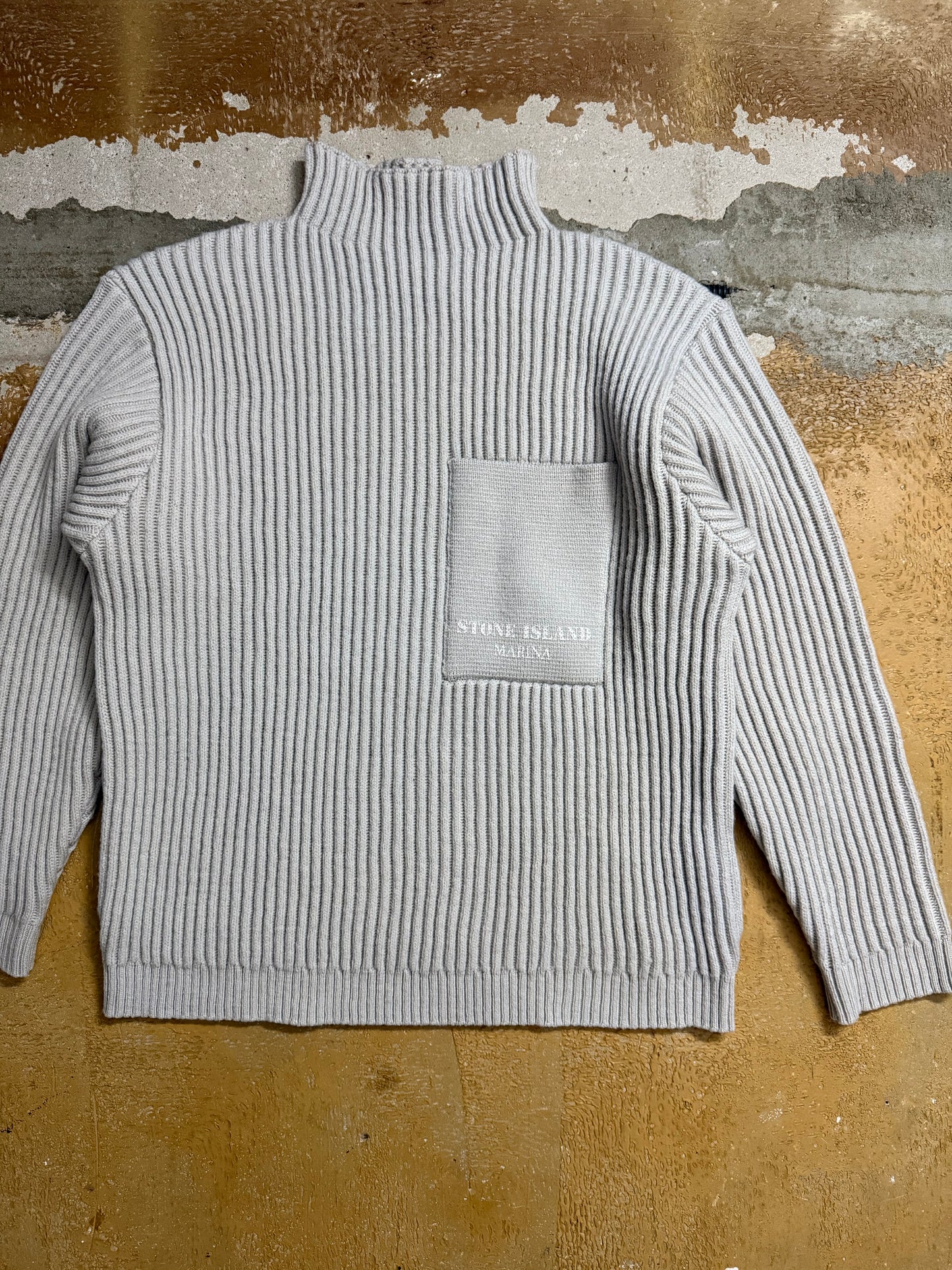 Stone Island Marina 100% wool knit sweater - L