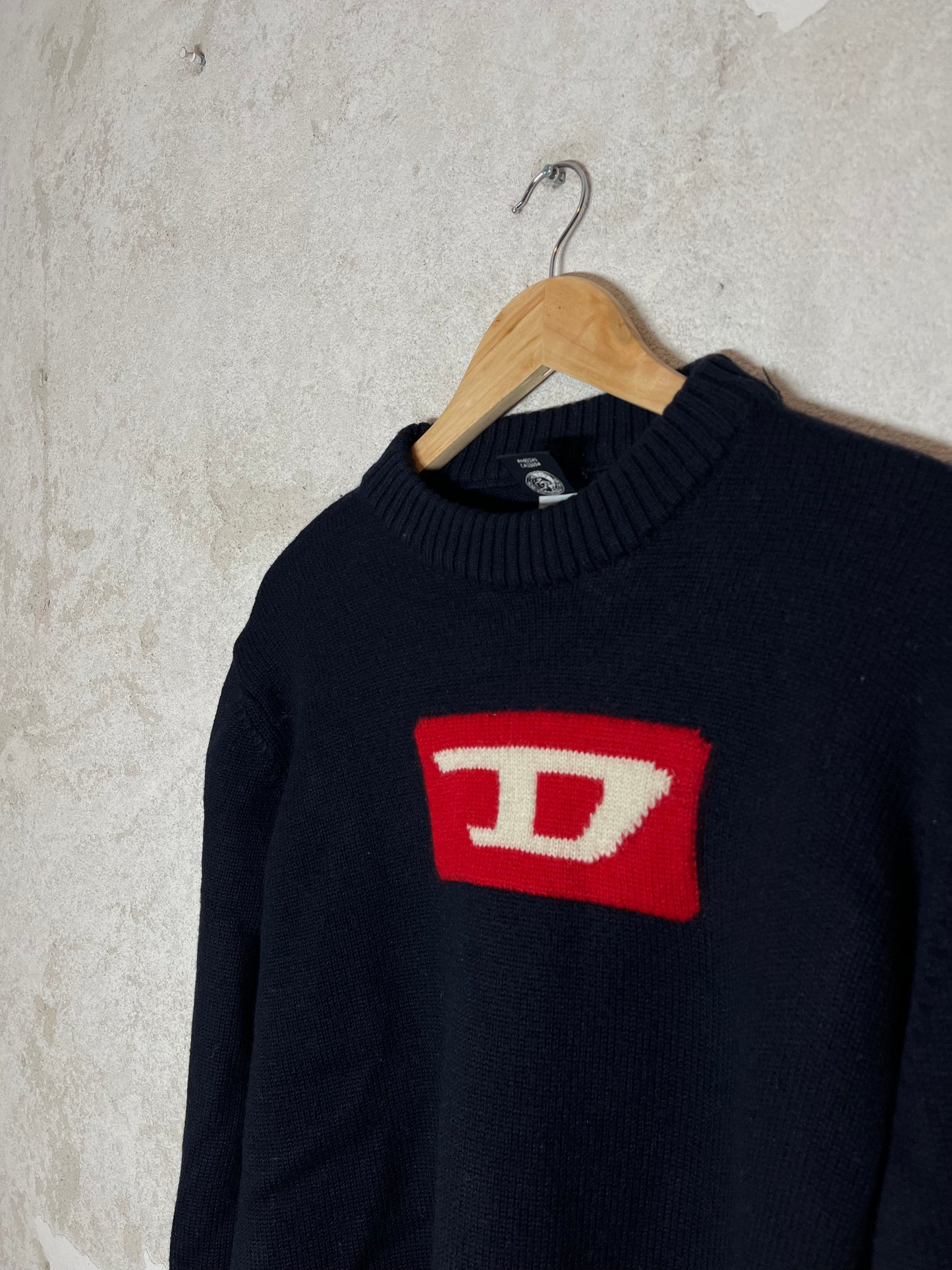 Diesel vintage 90s 2000s heavy knit sweatshirt - L