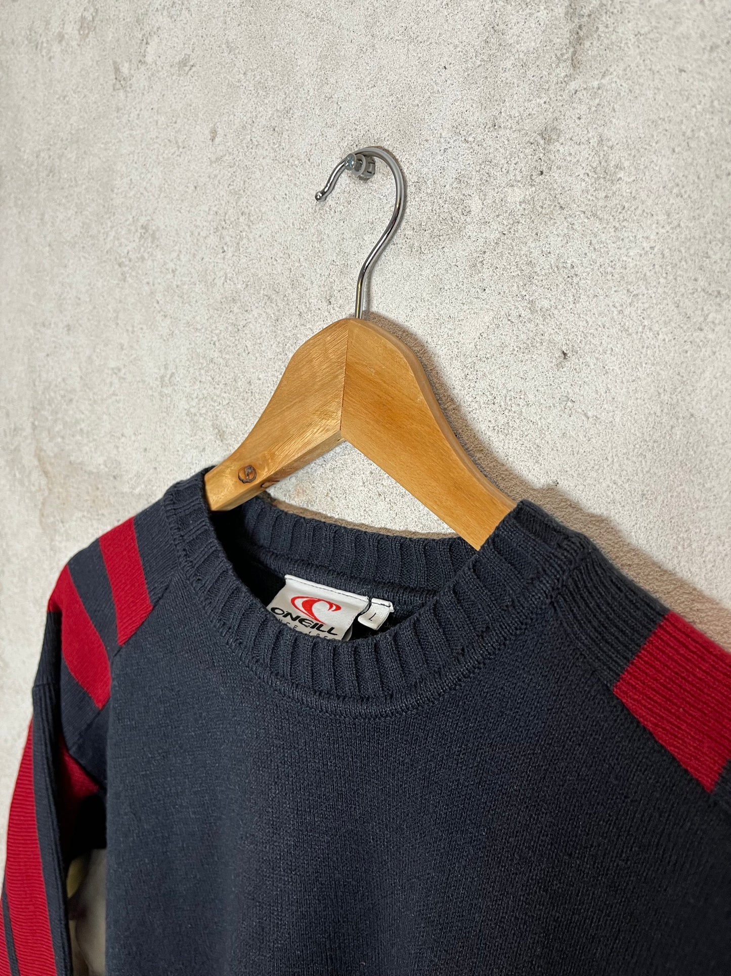 O'neill vintage retro surf skate knit sweatshirt - L