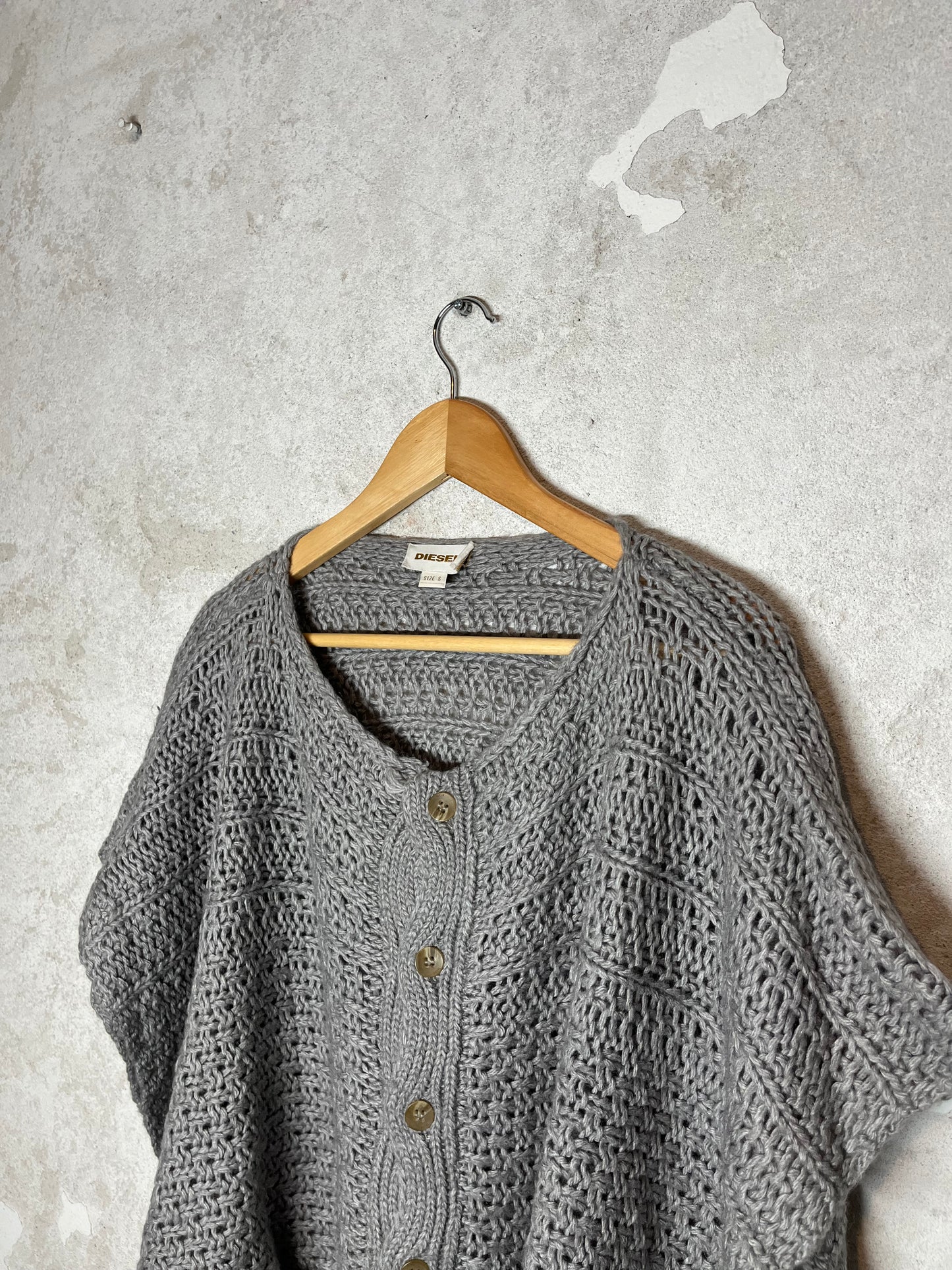 Diesel knitted poncho - S