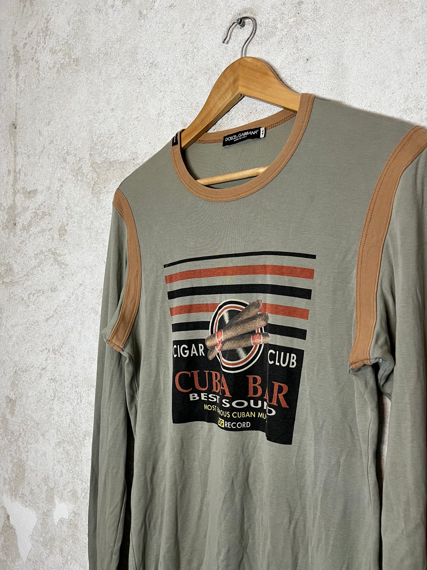 Dolce & Gabbana Cuba Bar longsleeve top - M