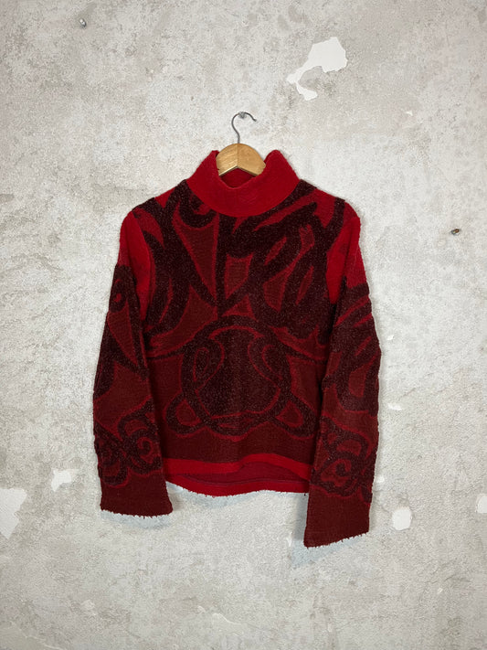 Oxbow vintage fleece ski snowboard sweater - XS