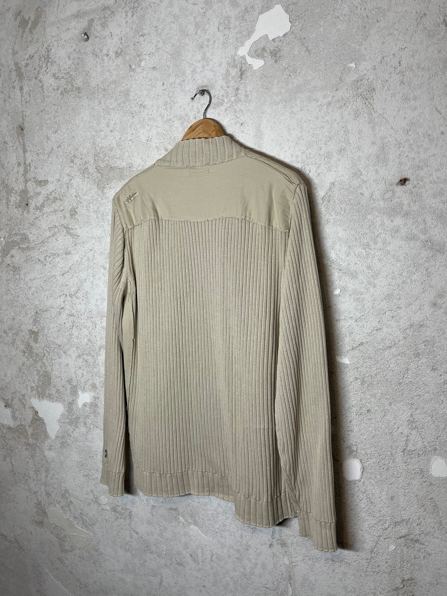 Oxbow 2000s vintage knit ribbed sweatshirt - XL