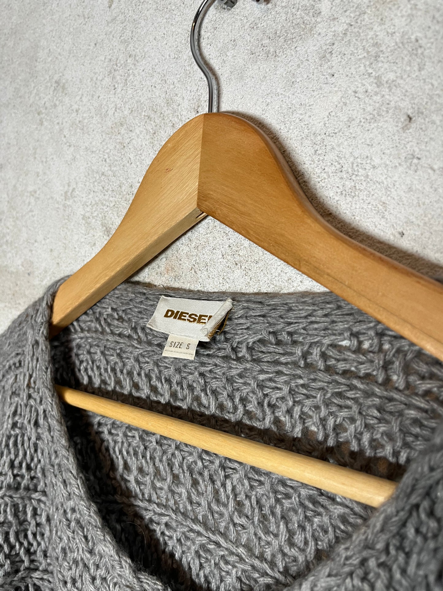 Diesel knitted poncho - S