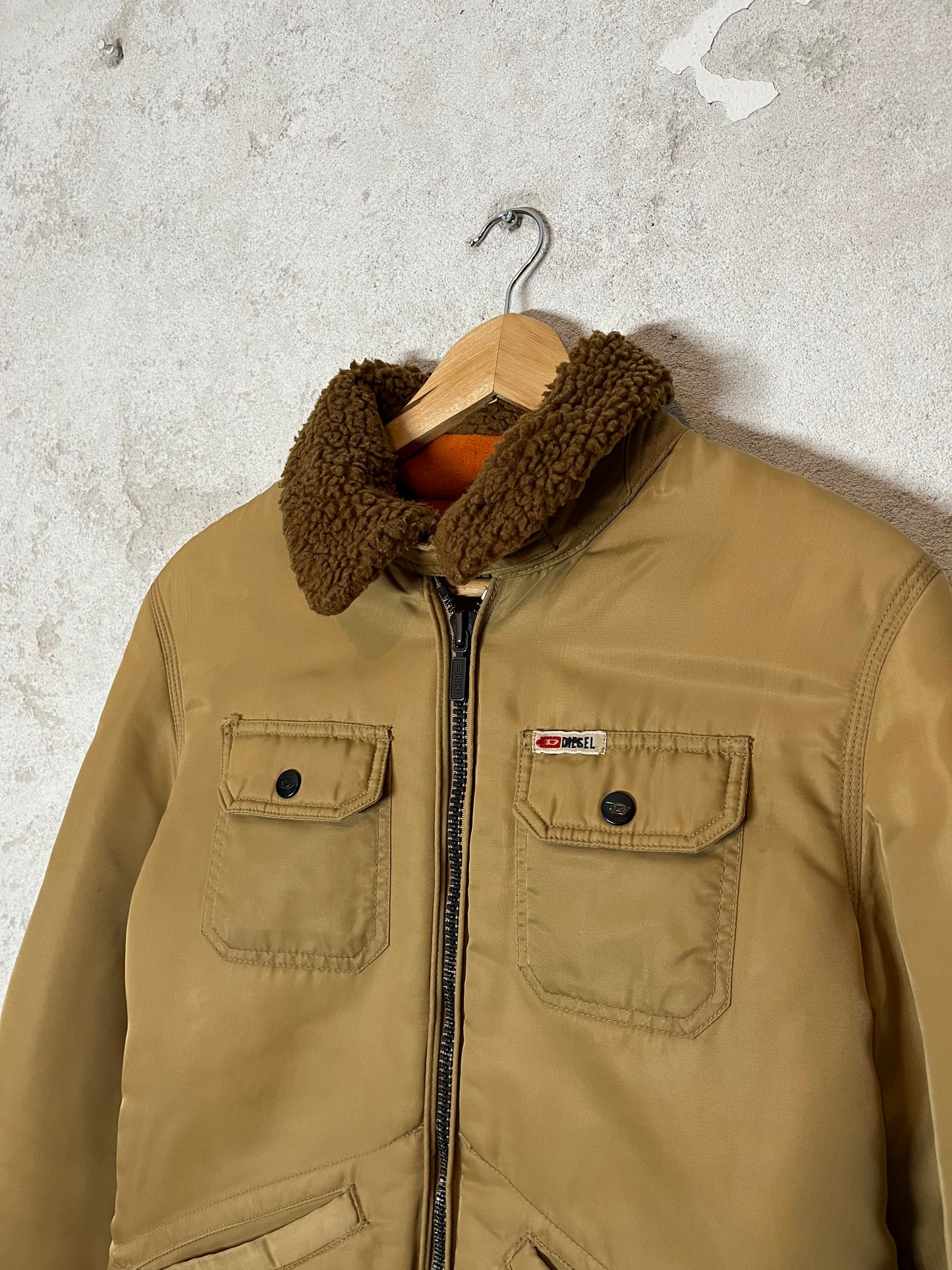 Diesel vintage sherpa jacket - S