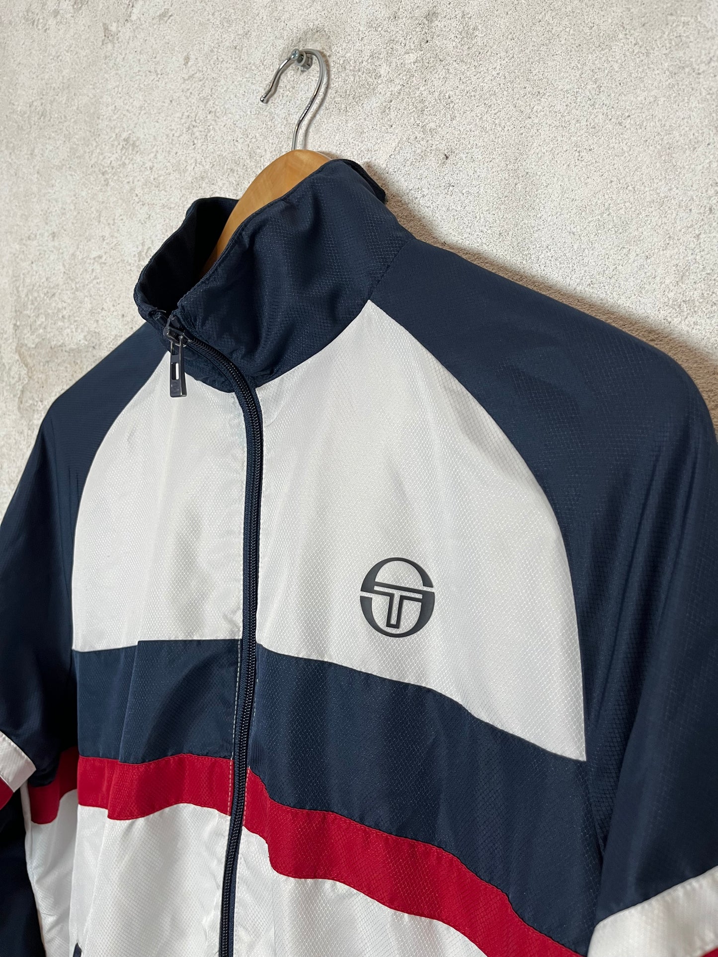 Sergio Tacchini vintage track sports jacket - M