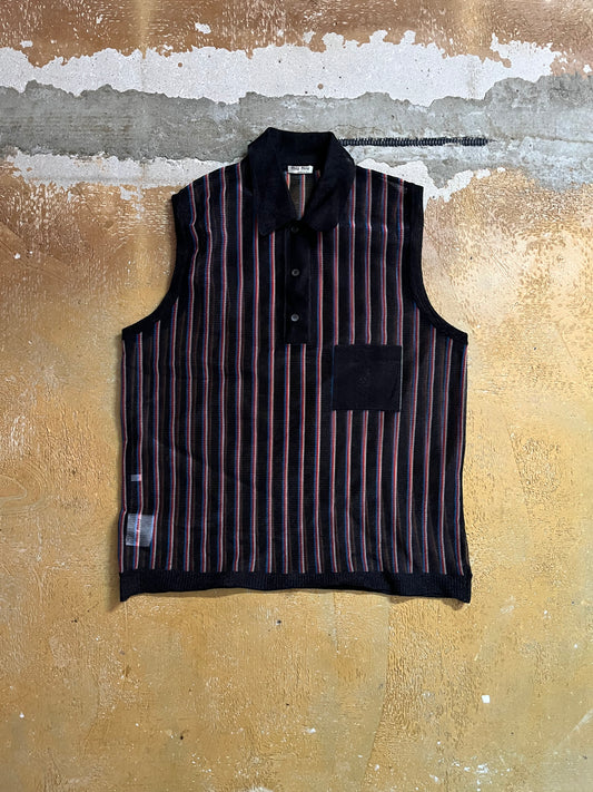 Miu Miu see through gilet - M