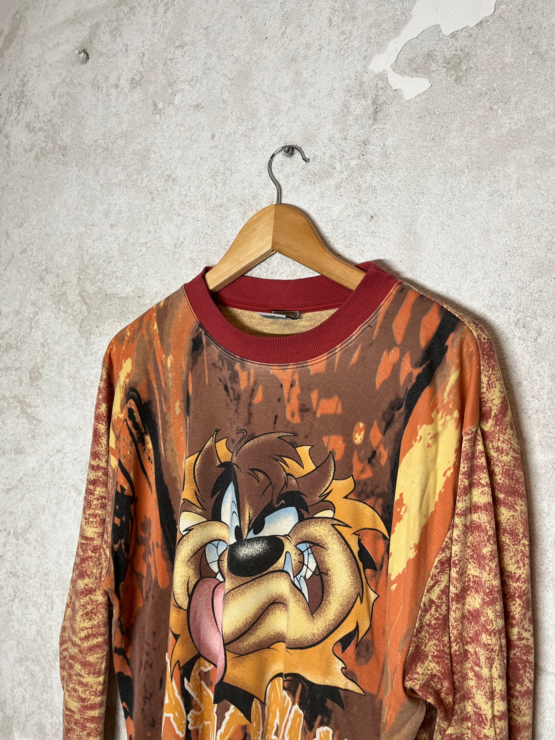 Looney Tunes taz tasmanian devil vintage 2000s longsleeve shirt