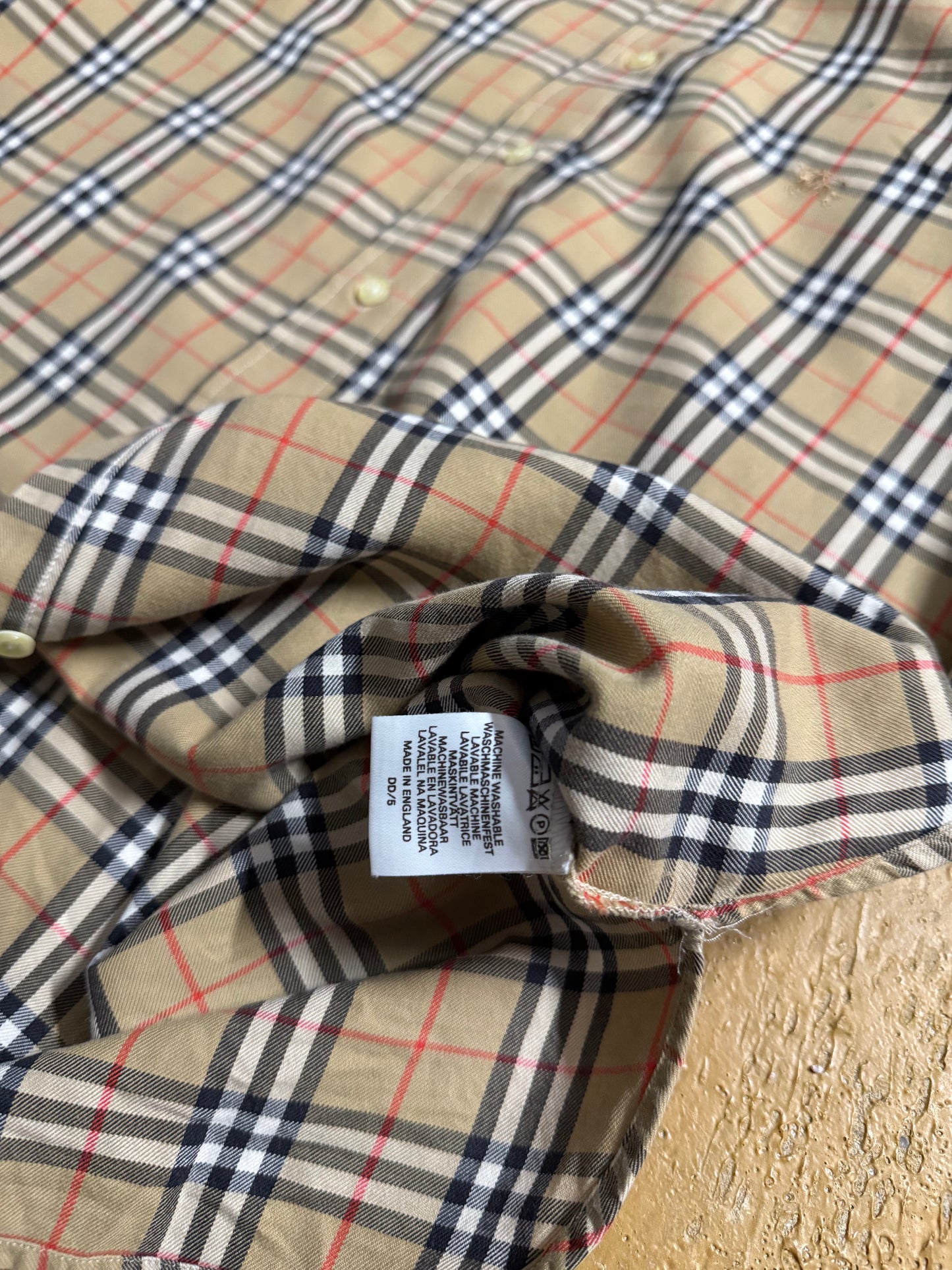 Burberry monogram vintage shirt - S