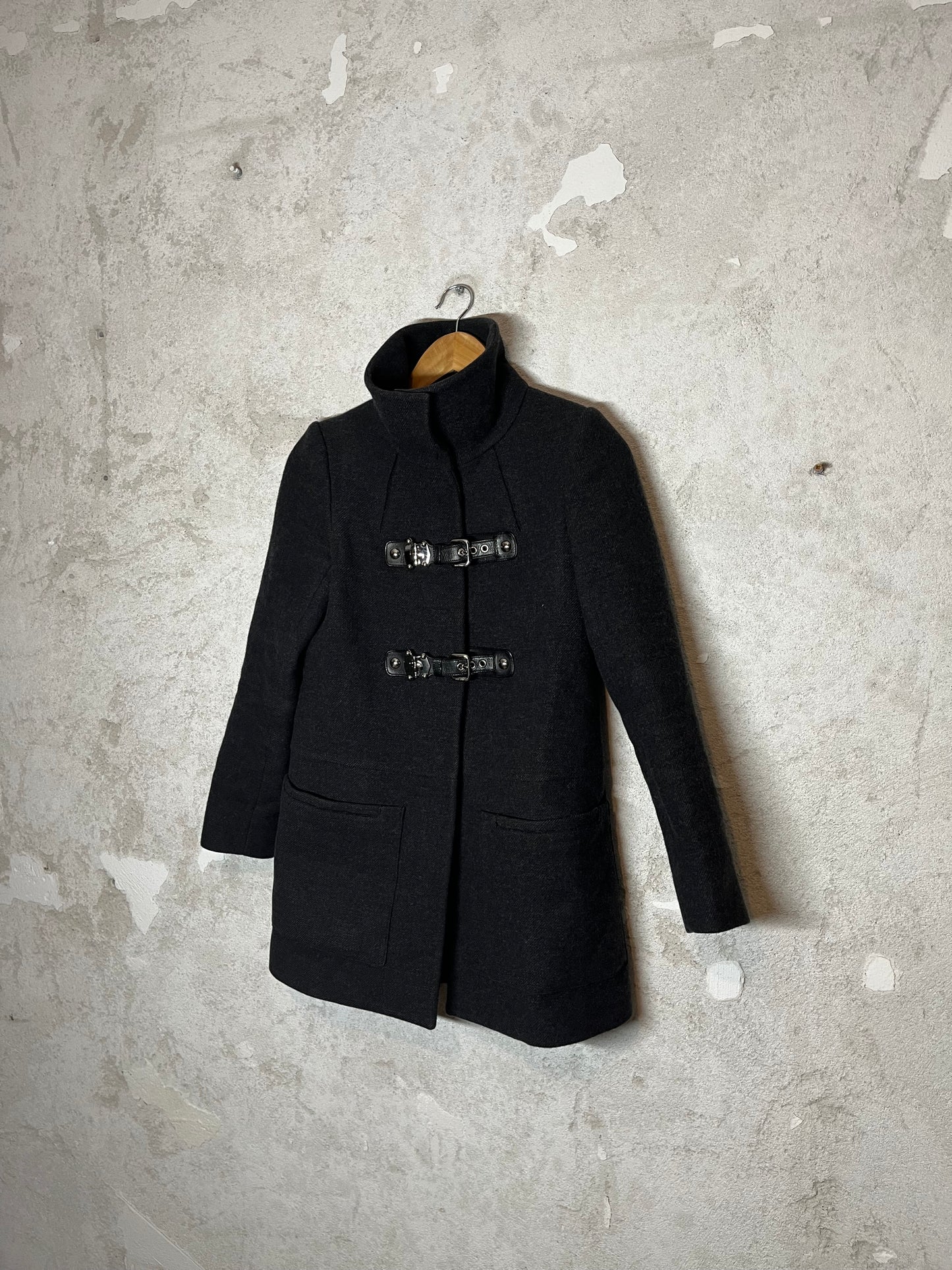 Miu Miu vintage Angora wool metal clasp jacket -