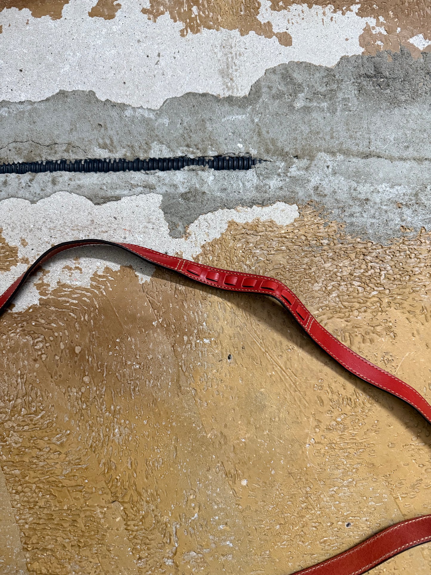 Coach vintage orange monogram bag