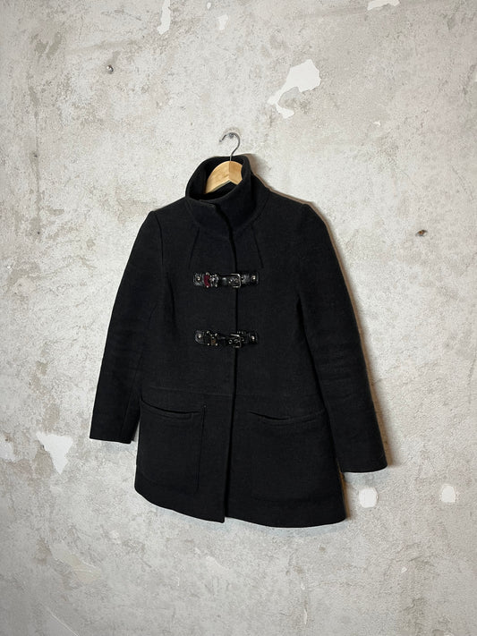 Miu Miu Angora wool metal clasp jacket - S