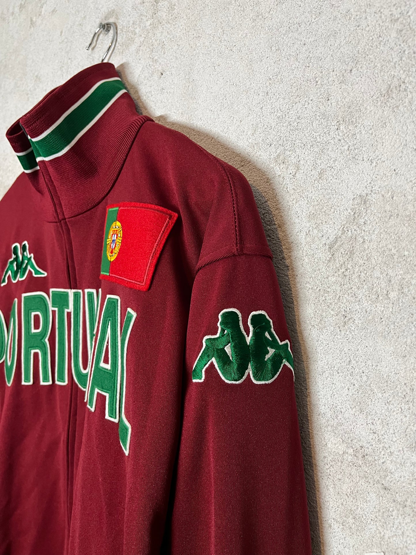 Kappa vintage Portugal zip-up sweater - L