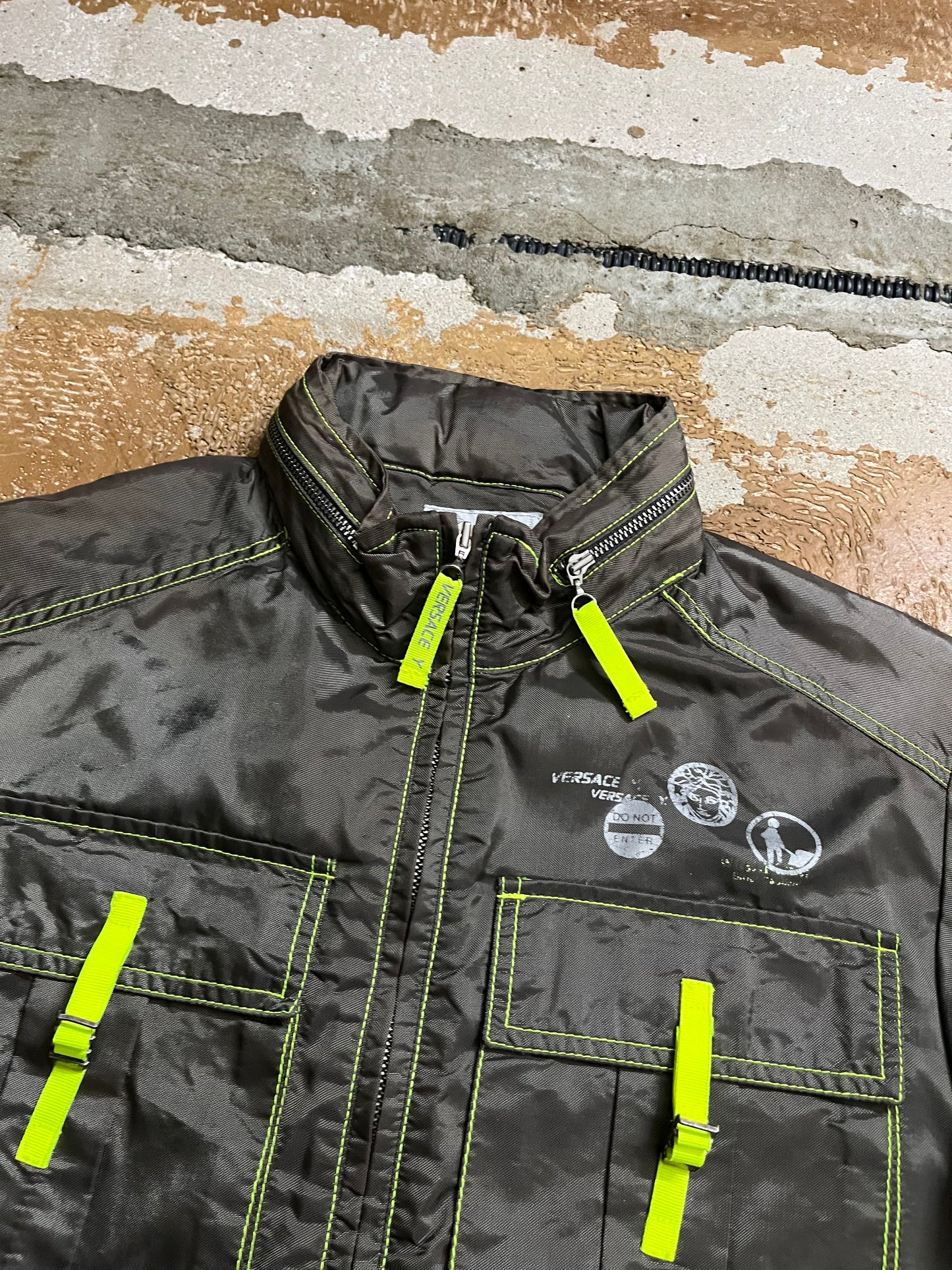 Versace reflective worker jacket - S