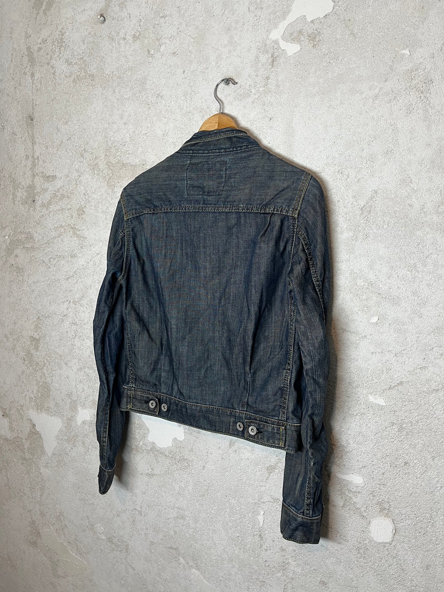 Evisu Japan logo denim jacket - M