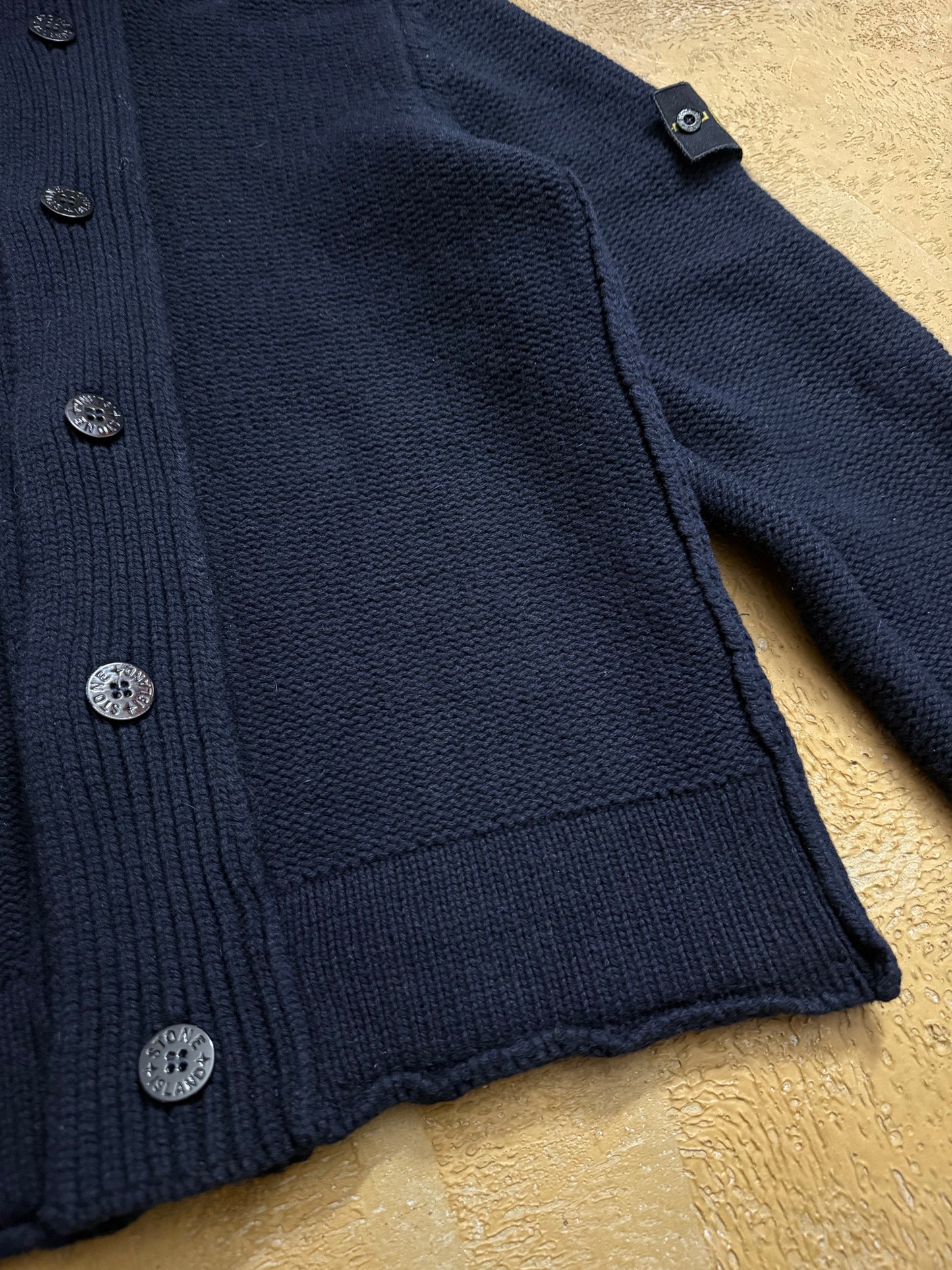Stone Island vintage heavy knit 100% wool sweater - XL